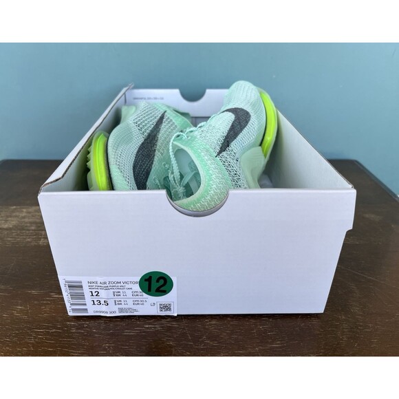 Nike Air Zoom Victory Track Spikes Mint Foam Men’s Size 12 DR9908-300 NO LID - Picture 13 of 13